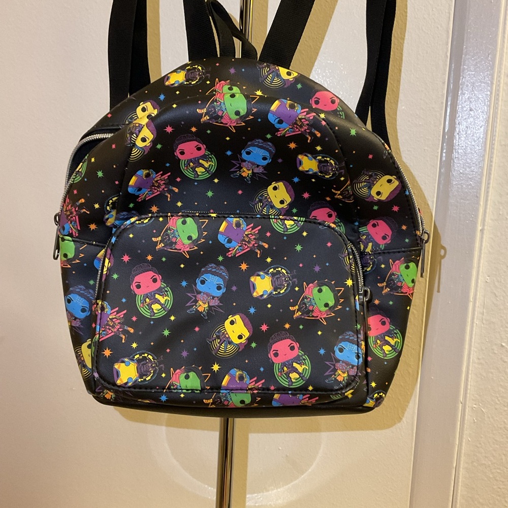 Colorful Backpack with Marvel Theme